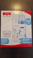 Nuk Classic Mix Set Babyflaschen & Schnuller 6-18m NEU)