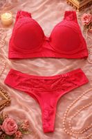 Ensemble lingerie rouge passion - Taille M - État neuf