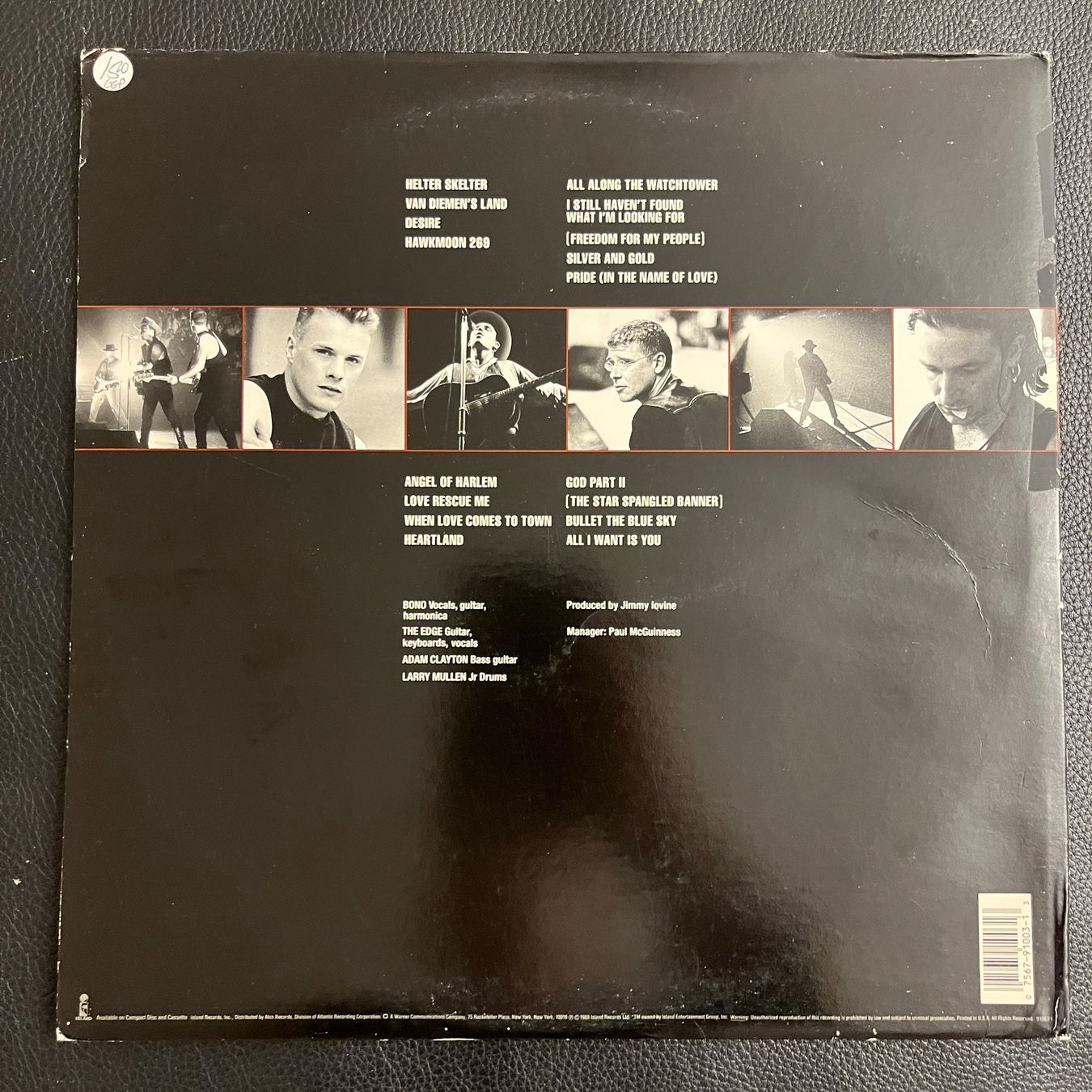 Dischi in vinile: U2 - Rattle and Hum - Vinyl LP – Usato da Lenzburg venduto da sch_lml8 1
