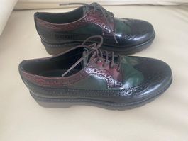 MUST HAVE - edle Oxford Styl Damenschuhe, Gr. 38