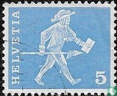 Tutti i francobolli: Timbre Suisse 5 centimes 1960 – Usato da Bernex venduto da Elberciano
