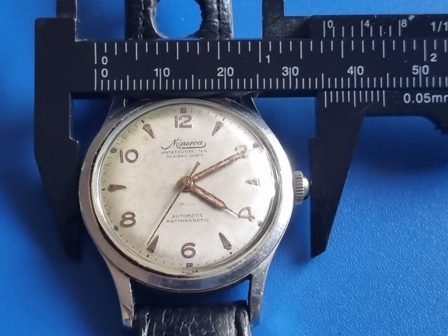 Minerva Orologi: Minerva Automatic Uhr – Usato da Schaffhausen venduto da Leveron13 2