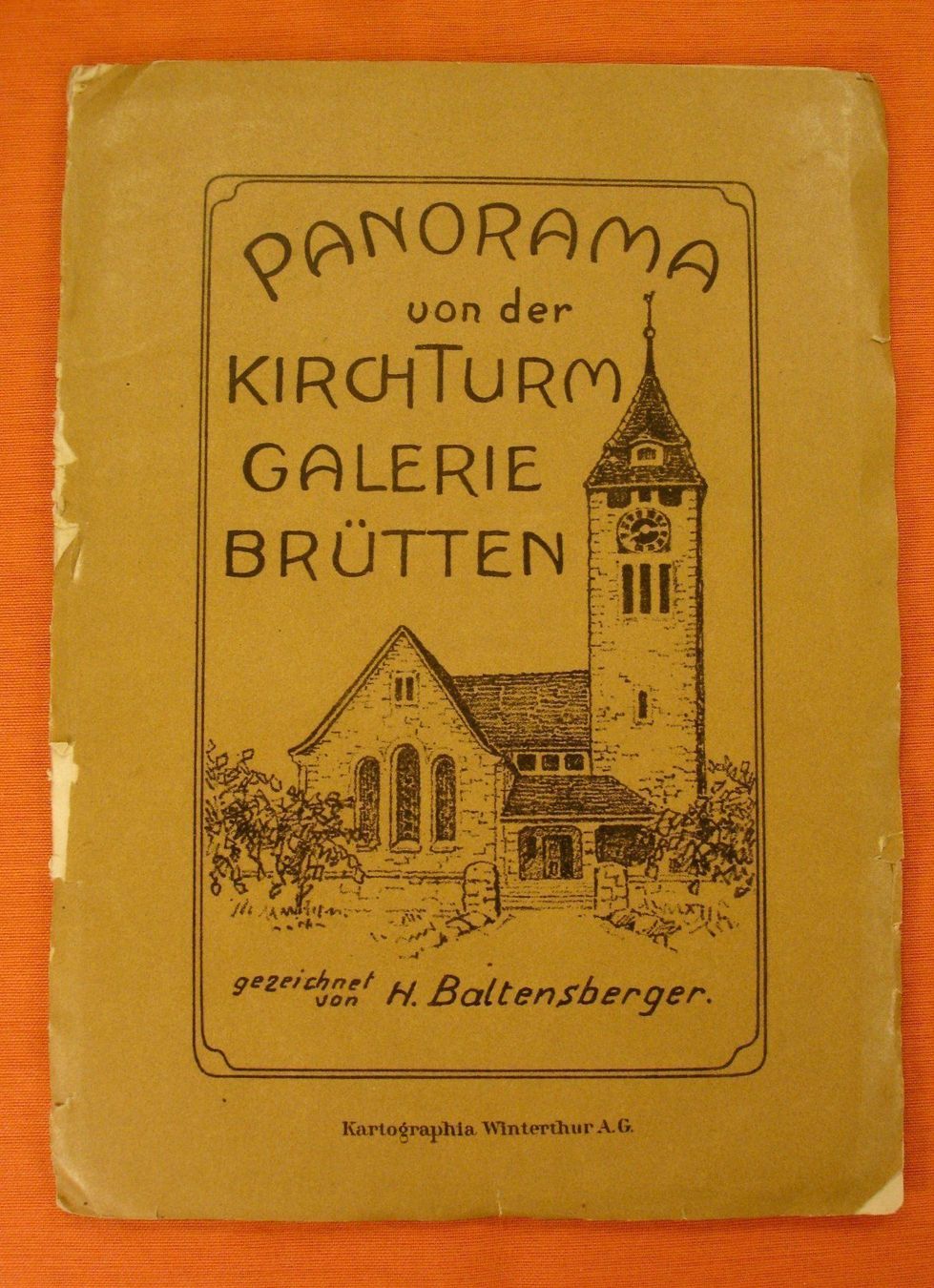 Libri: PANORAMA BRÜTTEN, 1921 – Usato da Grüningen venduto da Kartensammler
