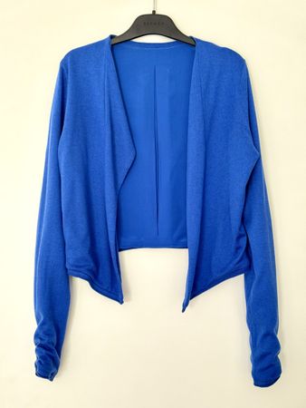 Hugo Boss Jacke, Blau, Seide & Kaschmir, XS-S