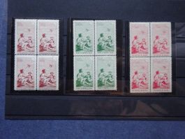 1912 Pro Juventute im 4er Block postfrisch** LUXUS
