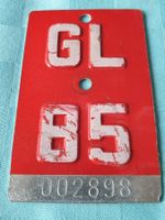 Velonummer GL 85