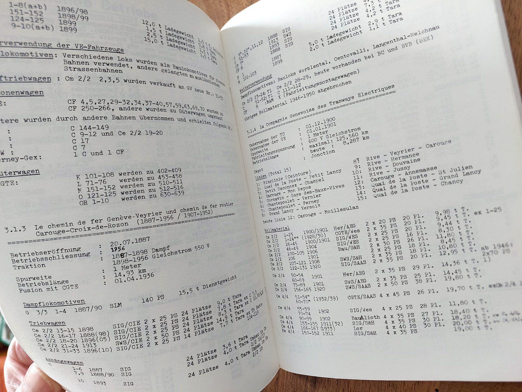 Riviste & Magazine: Rollmaterialverzeichnis der Schweizer Trams - 1982 – Usato da Schönenwerd venduto da Steidi 4