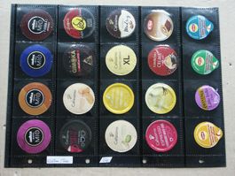 40     Verschiedene      Kaffee - /  Tee Deckeli