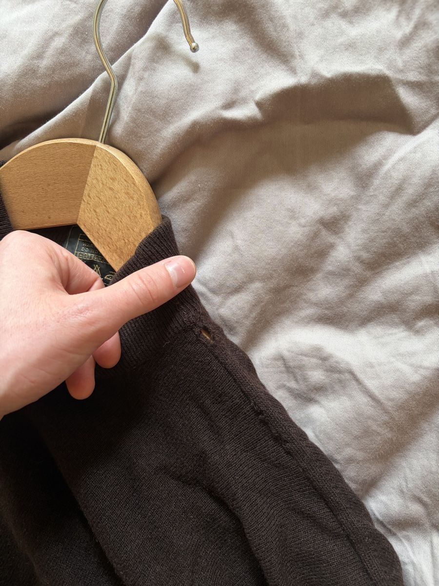 Maglioni & Felpe: Brown Cashmere Pullover Mock Neck Size M with small Defects – Usato da Basel venduto da val_c6ww 3