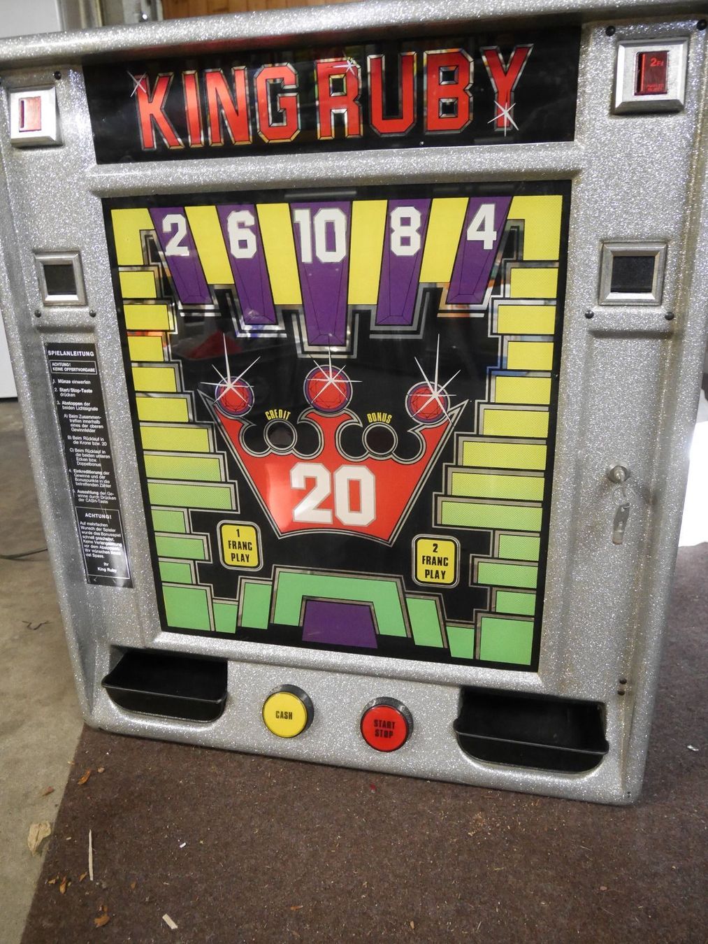 Spielautomaten: GELDSPIELAUTOMAT KING RUBY – Gebraucht aus Trasadingen von Upl 6