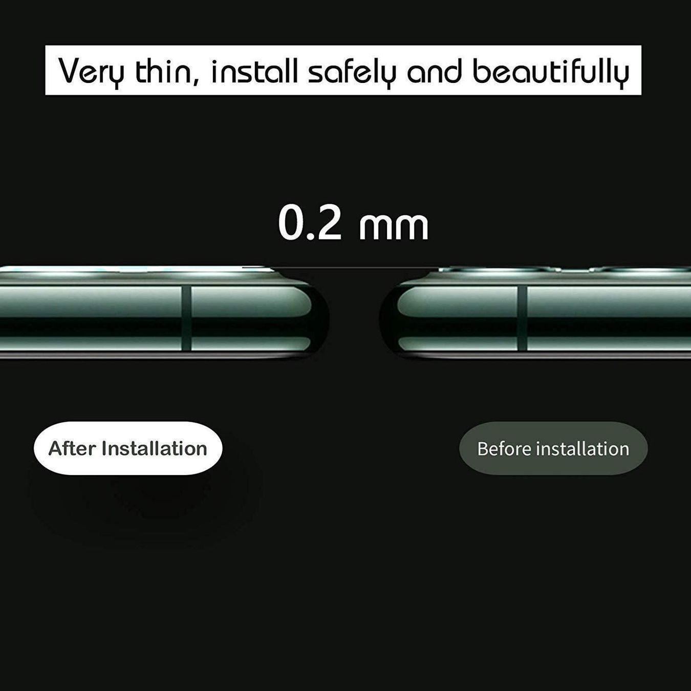 Apple Cover & Protezioni schermo: iPhone 11 Verre Trempé Caméra Protecteur resistante – Nuovo e nell'imballaggio originale da Morges venduto da DigiAC 3