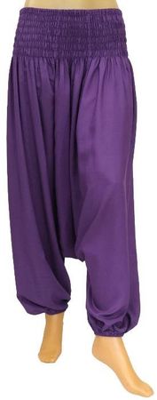 Pumphose Sarouelhose Aladinhose Haremshose aus Viskose