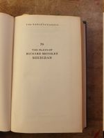 The Plays Of Sheridan - Richard Brinsley Sheridan