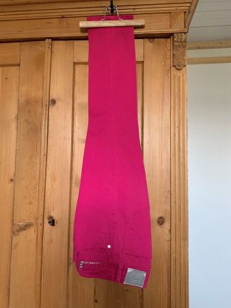 RALPH LAUREN: 5-Pocket-Jeans, fuchsia, 34/US 4