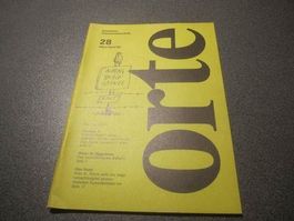 Orte Schweizer Literaturzeitschrift 28