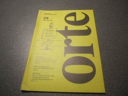 Orte Schweizer Literaturzeitschrift 28