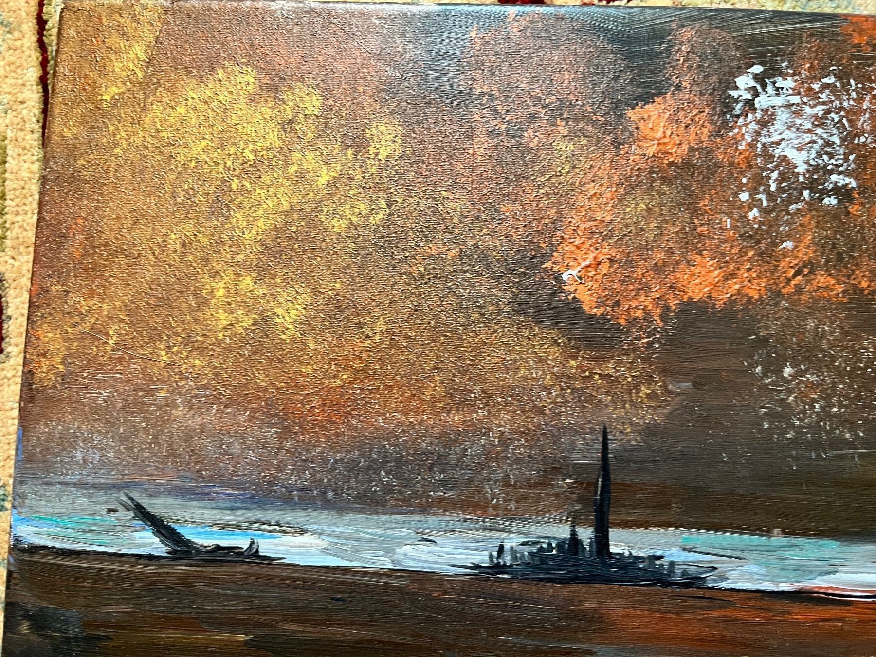 Tableaux: Toile acrylique - "Horizon" – D'occasion à Pully par Artemisya 4