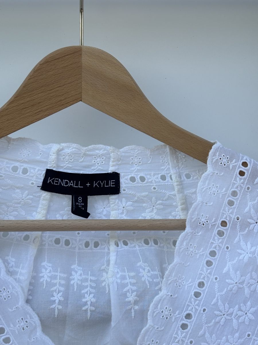 Camicette: Damen Bluse Kendall + Kylie Weiss Grösse 8 – Usato da Fehraltorf venduto da lea_9bt5 2