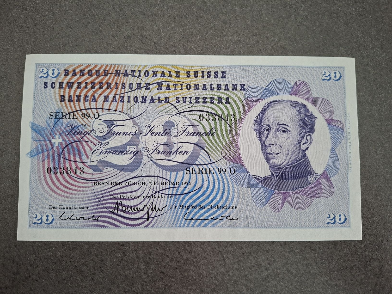 Banconote: Banknoten "Ungefaltet"-5.Emission – Usato da Horw venduto da Benny24 2