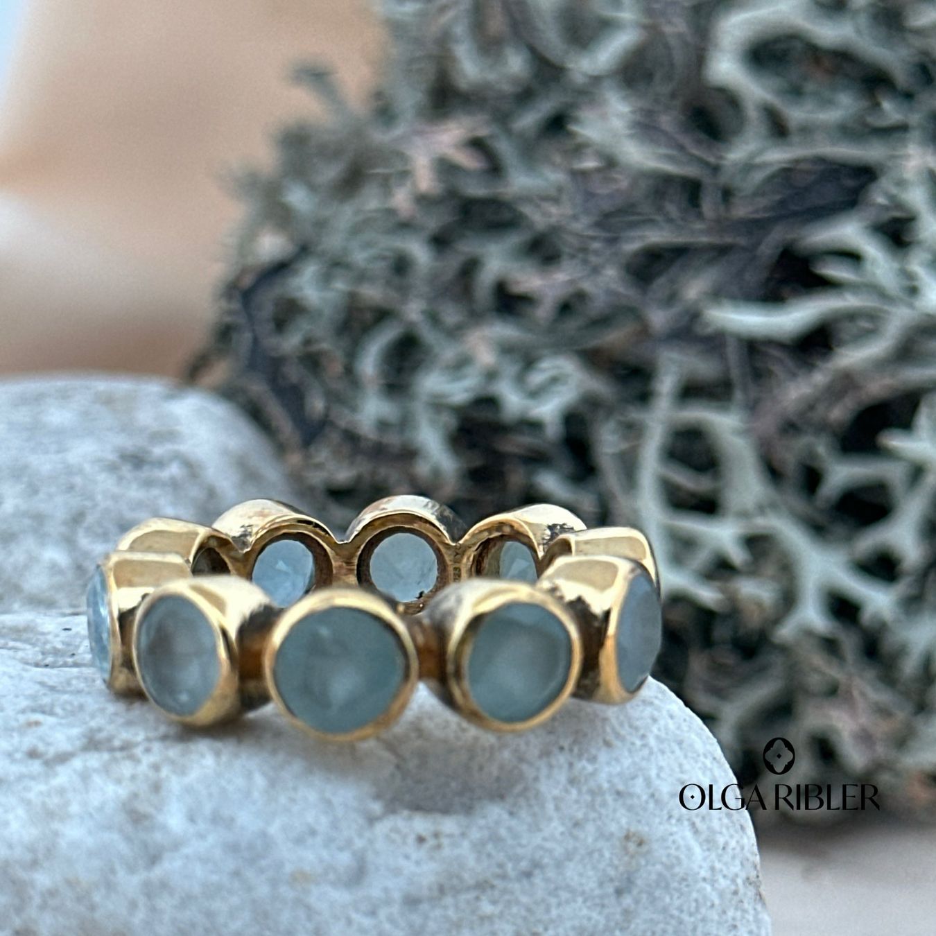 Olga Ribler Ringe: Memory Aquamarine Ring Silber Grösse 60 – Neu (gemäss Beschreibung) aus Luzern von Schmuckoutlet 3