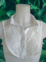 Kragen weiss Spitze Damen NEU