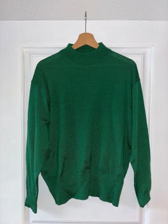 Weekend Max Mara Pullover, L, grün, Schurwolle