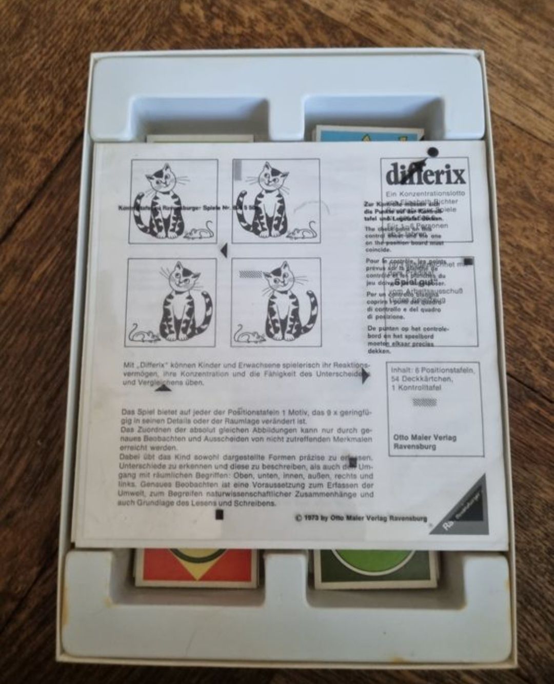 Ravensburger Giochi: Jeu Differix Ravensburger Vintage 1977 - Complet! – Usato da Fribourg venduto da jarmilka 6