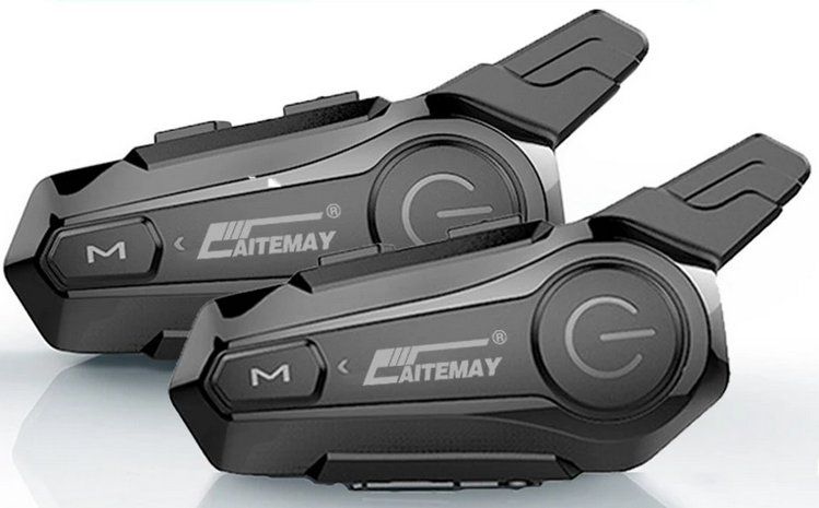 Kopfhörer: 2x Motorrad Helm Intercom Bluetooth 1000m Gegensprechanlage – Neu und originalverpackt aus Genève von Anna-38