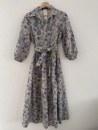 Weekend Max Mara Baumwollkleid mit Gürtel – Grösse 38