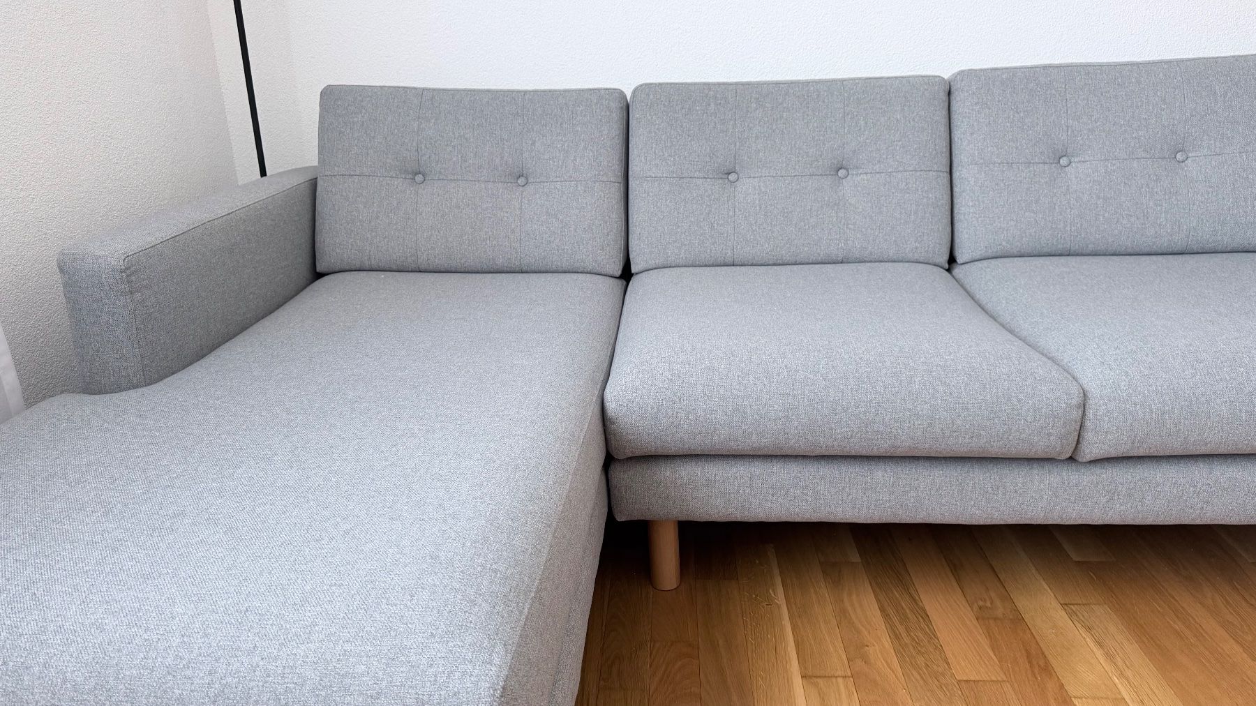 Sofacompany Divani: SOFACOMPANY Conrad Sofa mit Récamiere links, light grey – Usato da Grenchen venduto da lrwdmr 3