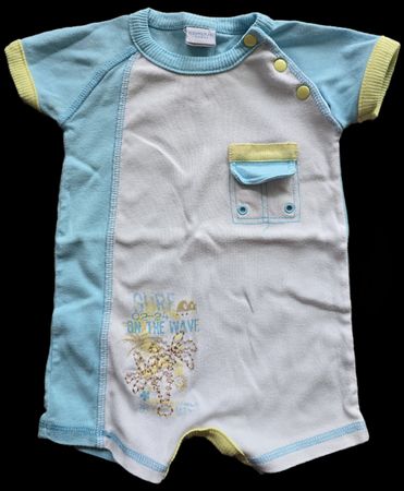 Campus Baby Sommerstrampler Gr. 62, Surf Motiv