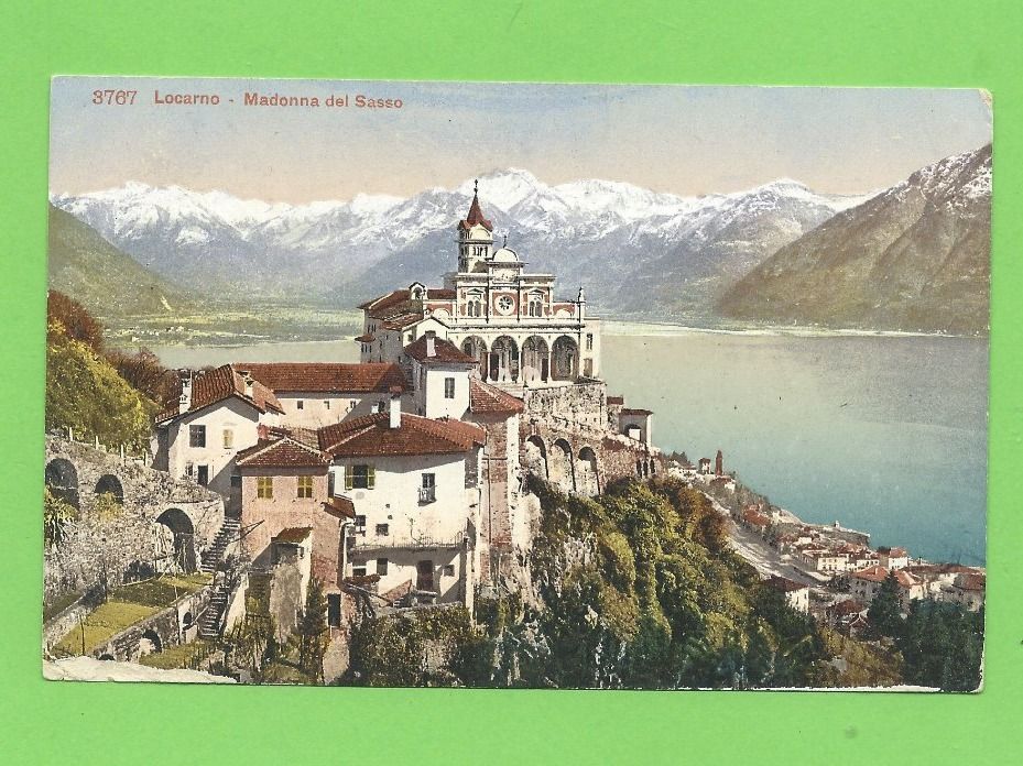 Cartoline postali: Locarno Madonna del Sasso – Usato da Zürich venduto da t24_de