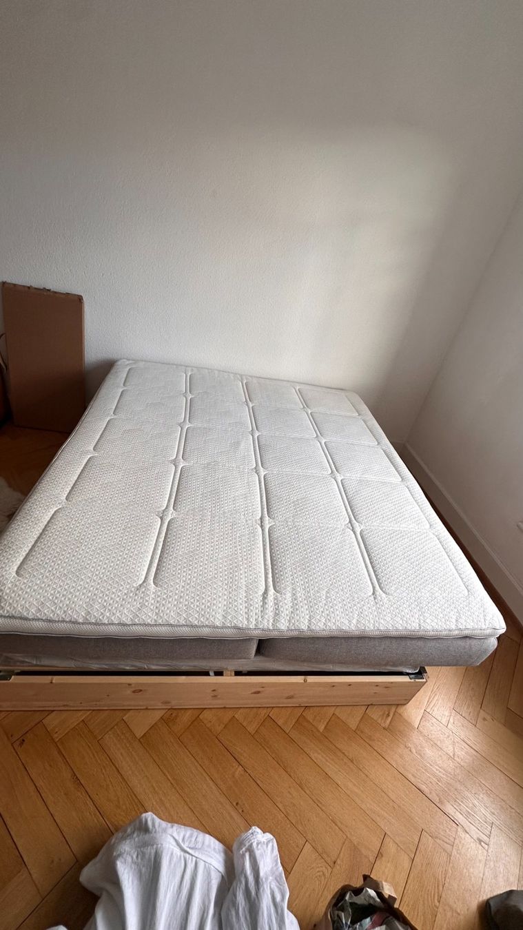 Materassi: 2x Boxspring-Matratzen 90x200 cm + Topper 180x200 – Usato da Basel venduto da m_carrino 3