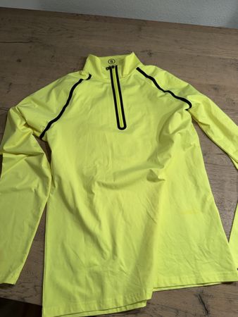 Bogner Sportshirt gelb Reissverschluss Grösse L neuwertig