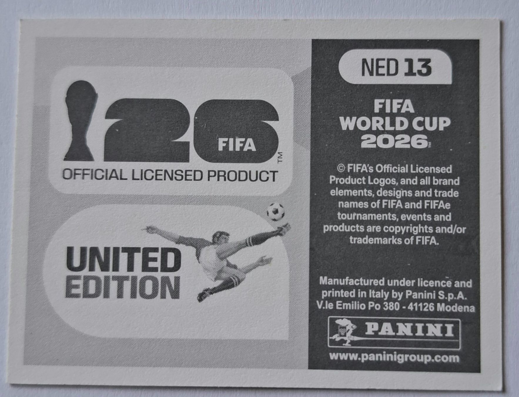 Panini Carte collezionabili: WM 2026 Paninibild Nr. NED13.. – Nuovo (secondo la descrizione) da Rotkreuz venduto da keerthdi 1