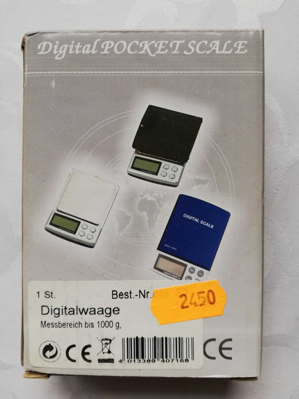 Modellismo RC: Digitale Taschenwaage bis 1000 g – Nuovo e nell'imballaggio originale da Flüh venduto da AMS-Modellbau