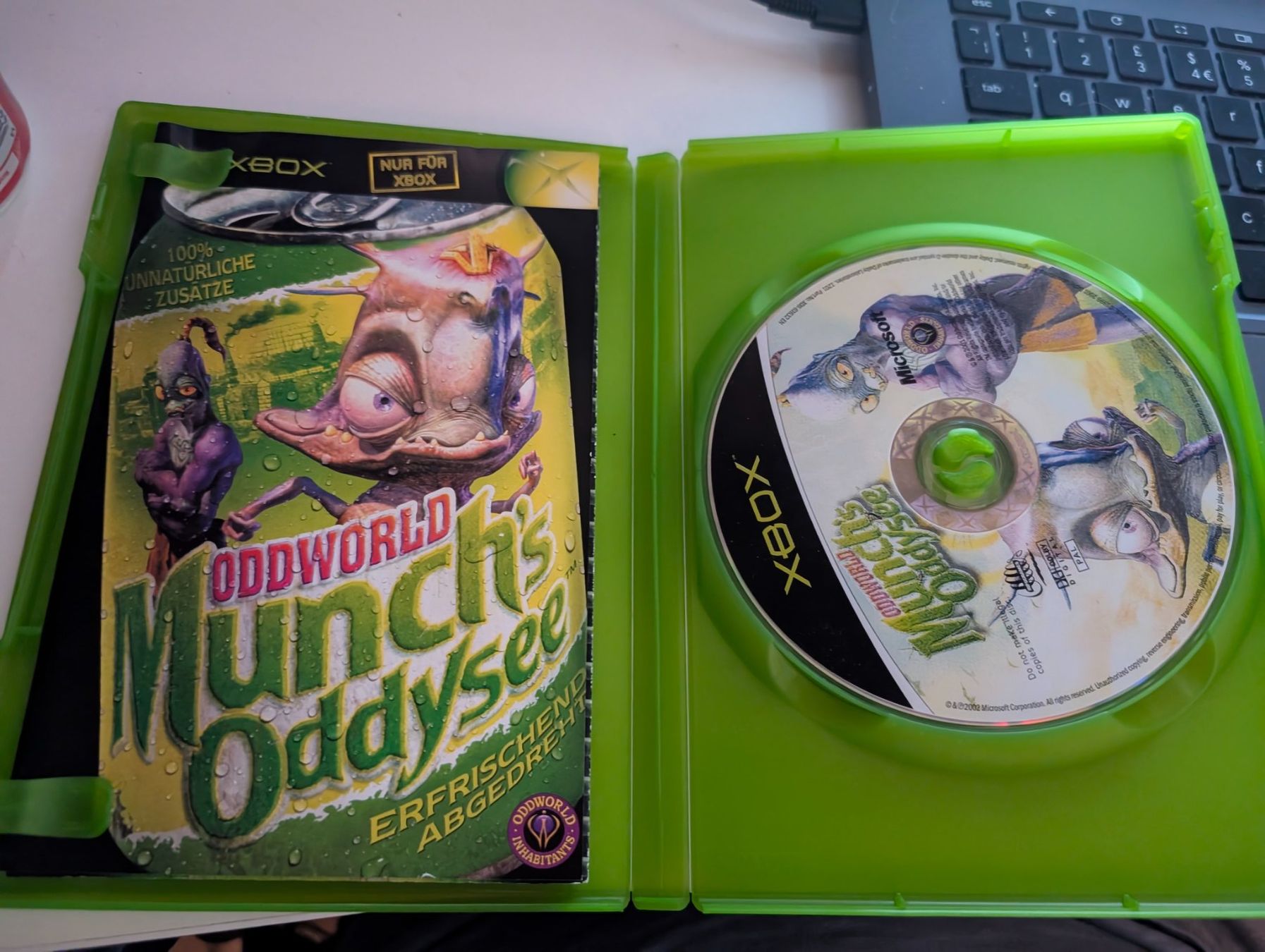Microsoft Giochi: Oddworld Munch's Oddysee - Xbox Video Game – Usato da Hünenberg See venduto da SpecialEditionGaming 1