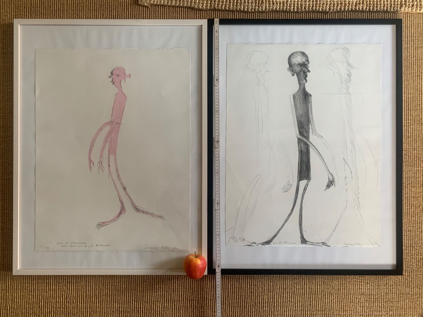 Grafiken & Lithographien: Schang Hutter 2 Lithographien – Gebraucht aus Bibern SO von wecafra 1
