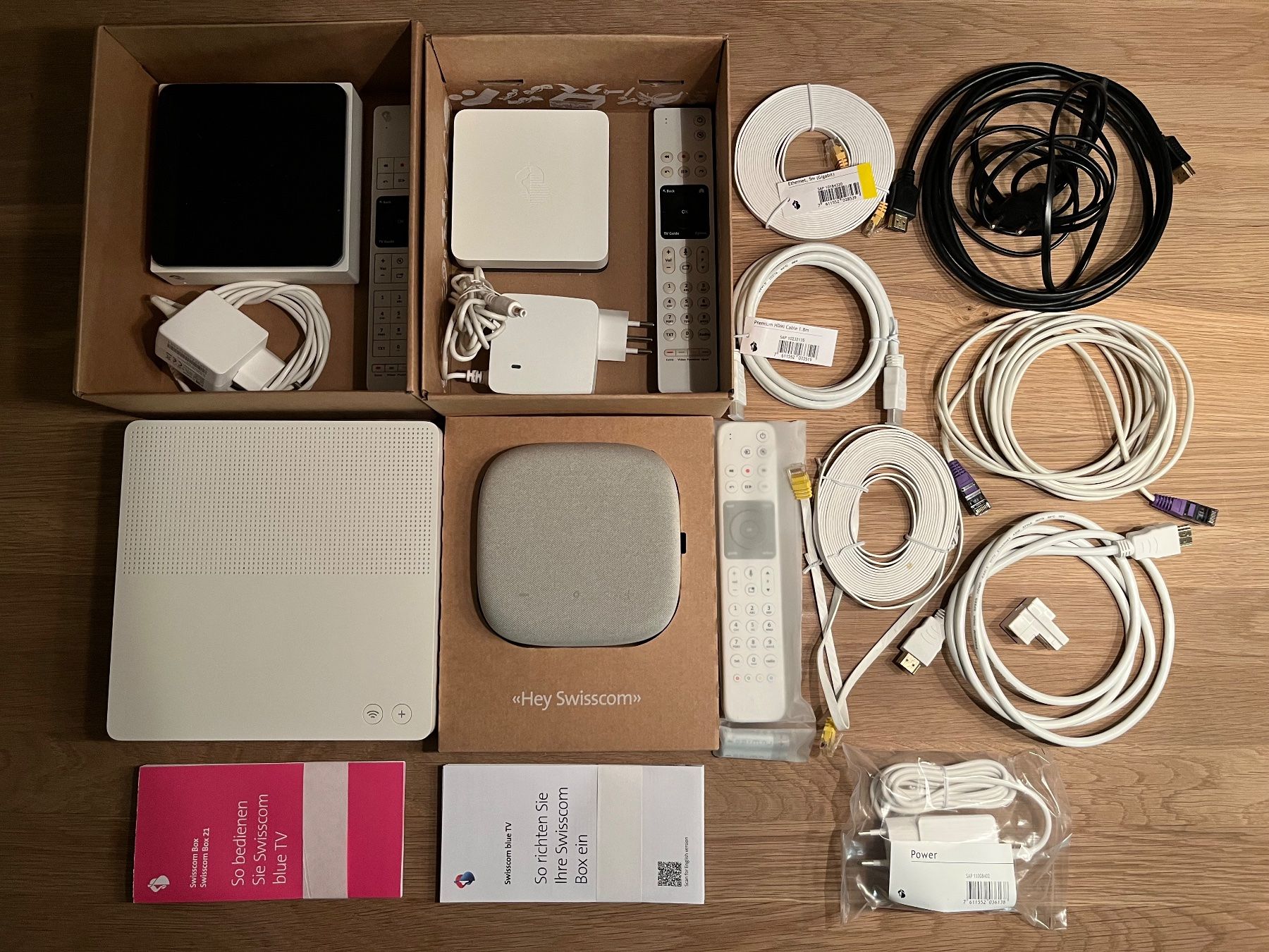 Swisscom Modem & Router: 3 x Swisscom Box + ein Swisscom Router – Usato da Meiringen venduto da zoxoz