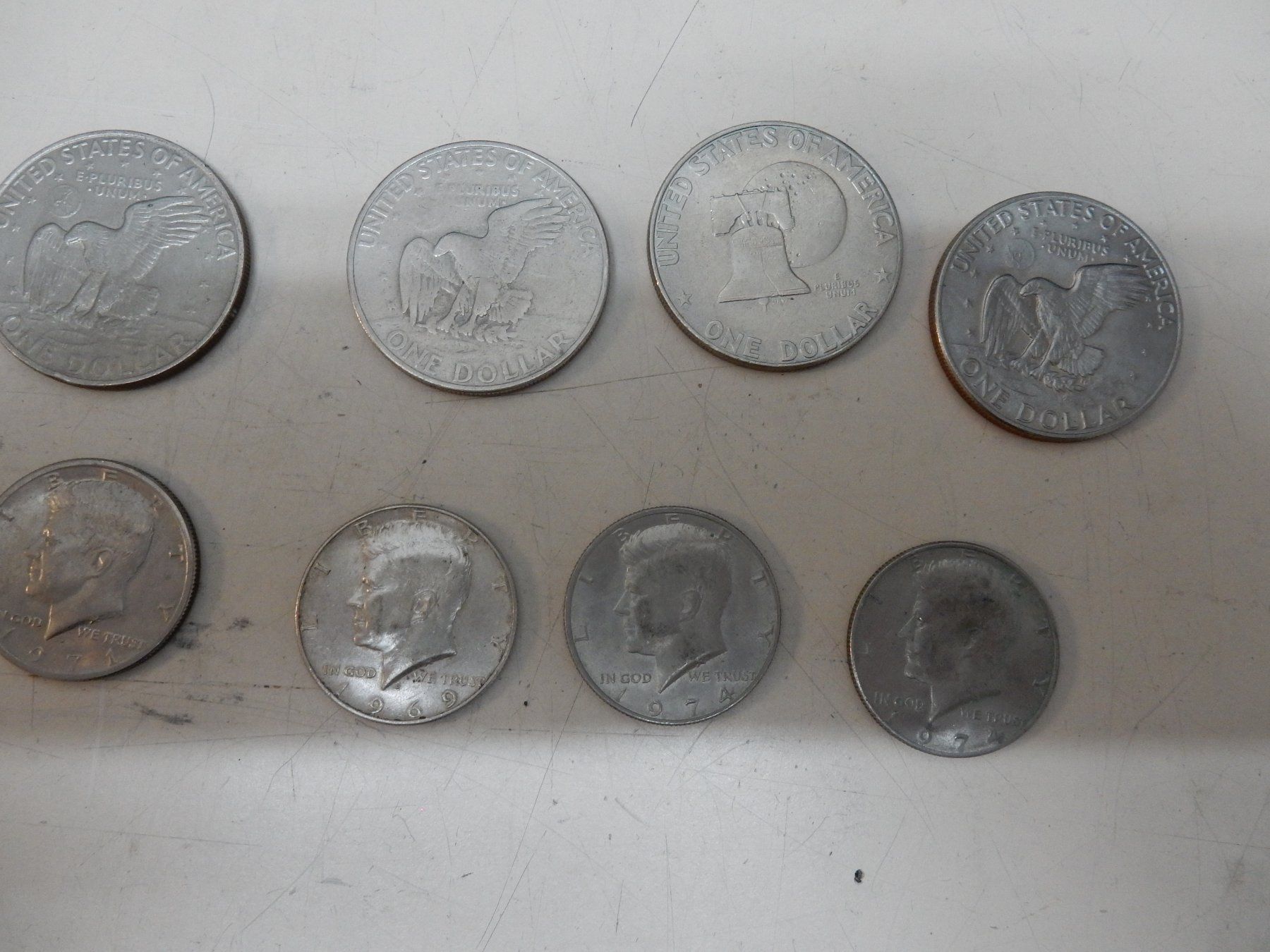 Toutes les monnaies: Dollar Münzen 1Dollar  1/2 Dollar – D'occasion à Watt par Mariposa49 2