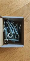 Lot de vis à œil galvanisées M8 - parfaites pour bricoler!