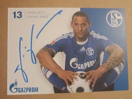 Jermaine Jones - Schalke Saison 08/09 - Handsigniert