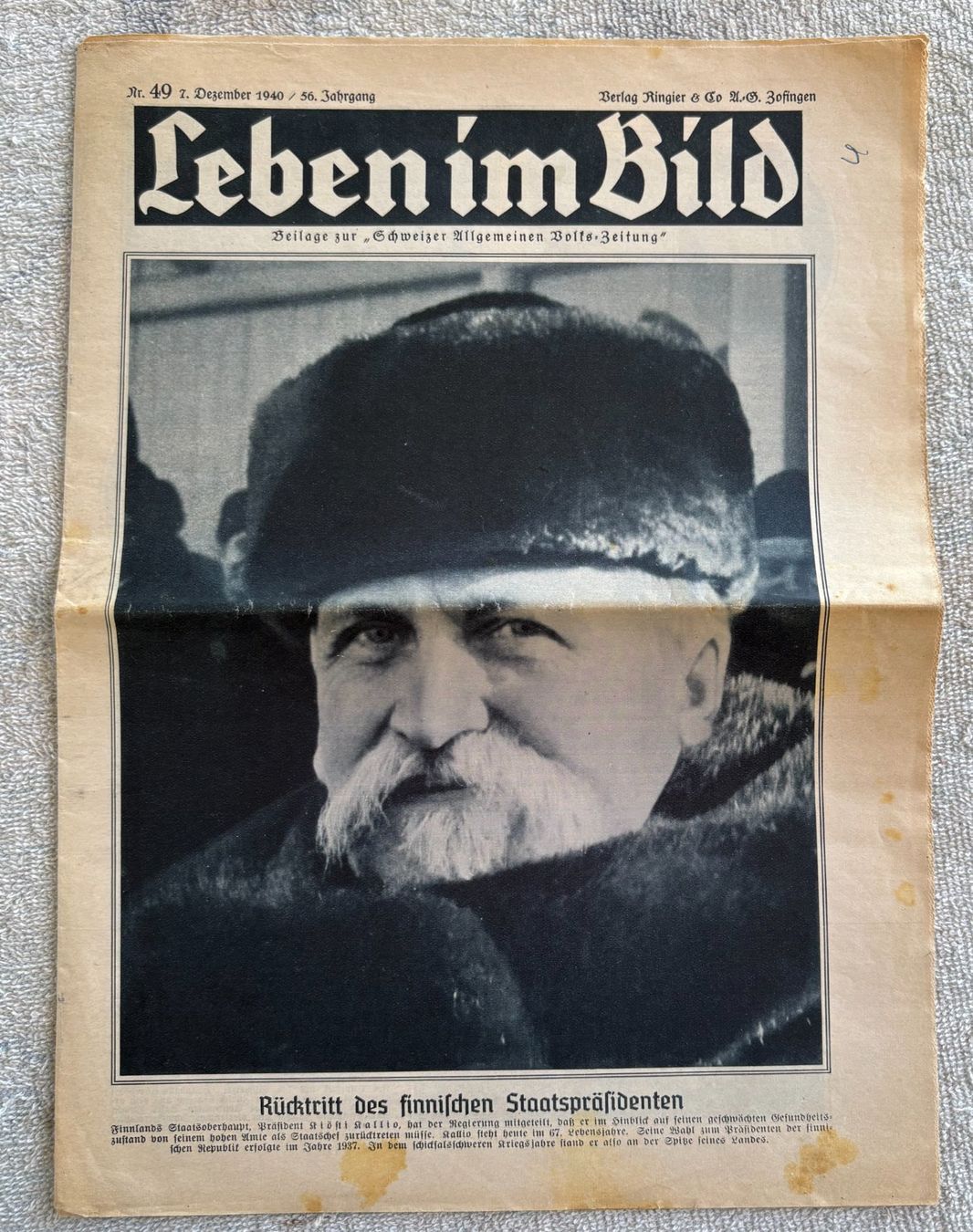 Riviste & Magazine: LEBEN IM BILD 07. DEZEMBER 1940 – Usato da Ostermundigen venduto da wini63