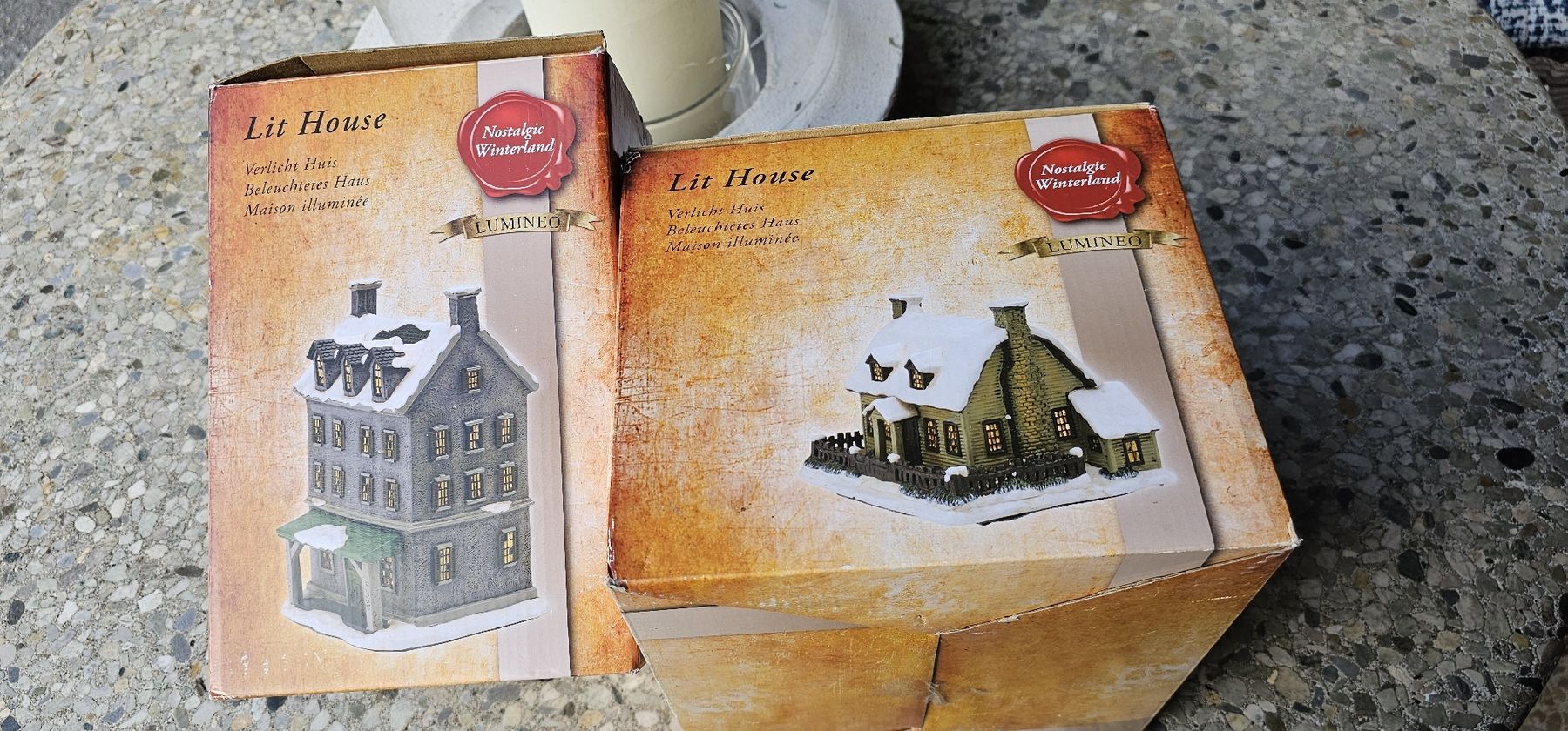 Tutte le decorazioni: Nostalgische Winterdörfer- Häuser, 2 Stück – Usato da Ferden venduto da jemyce 1