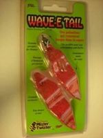 4 Wave-E Tail rouge pailleté 10 cm