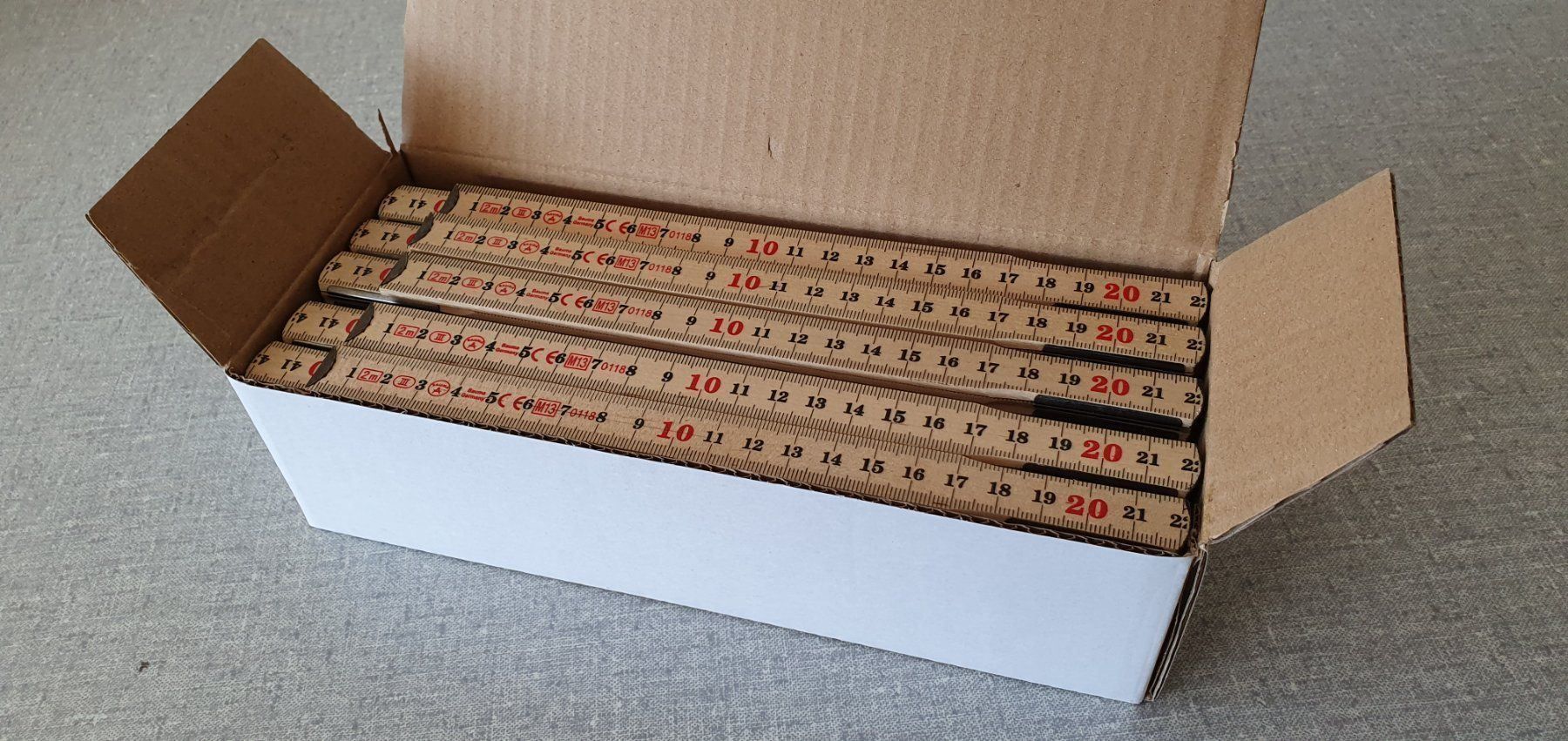 Messen: Meterstab aus Holz (Rotbuche), 10er-Pack – Neu und originalverpackt aus Ebnat-Kappel von belcolorag 4