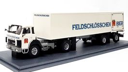 1:43 Saurer D330B Frontlenker Sattelzug "Feldschlösschen"