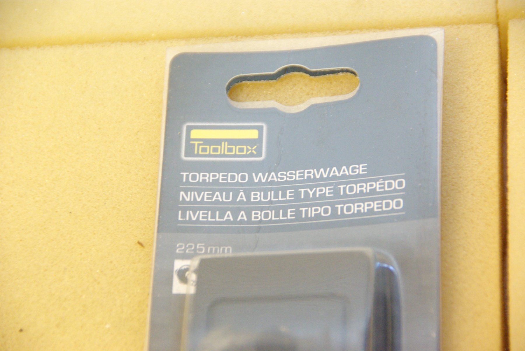 Misurare: Torpedo Wasserwaage von Toolbox, 225mm – Nuovo e nell'imballaggio originale da Herisau venduto da Cevianer1844 2