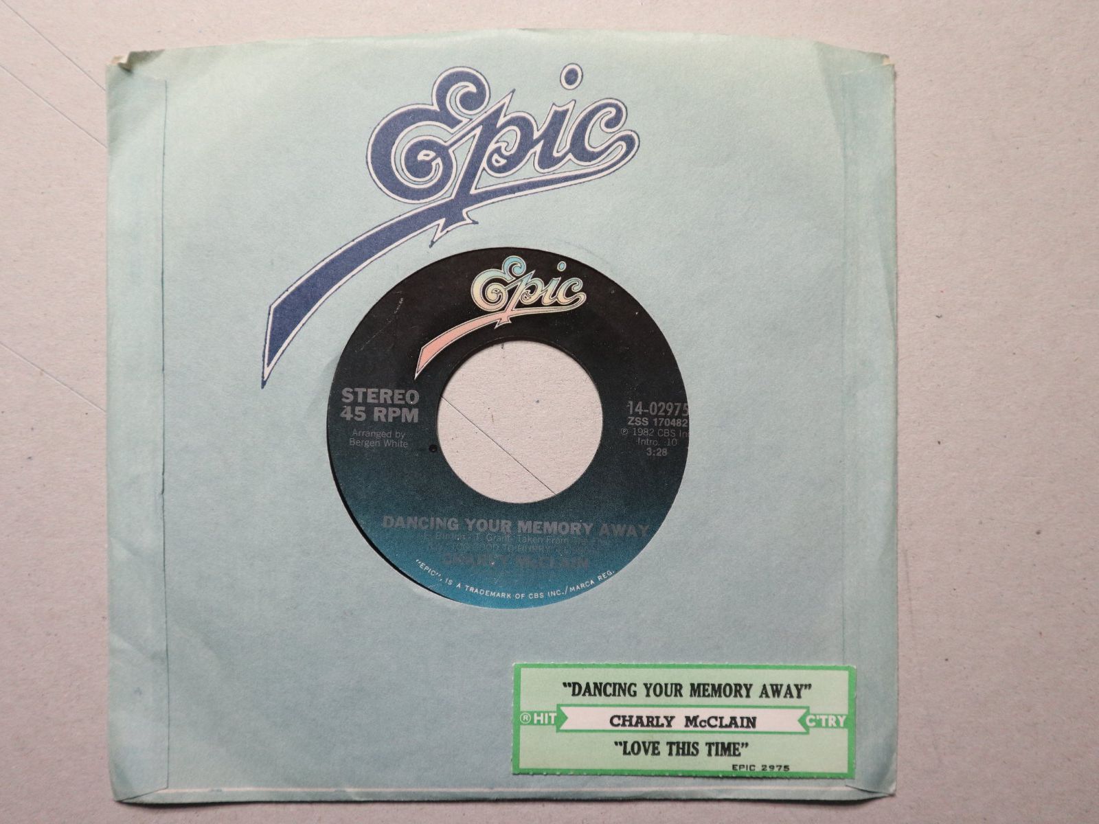 Dischi in vinile: Vinyl Single Charly McClain Dancing Your Memory Away Jukebox – Usato da Eschenbach SG venduto da Astalavista