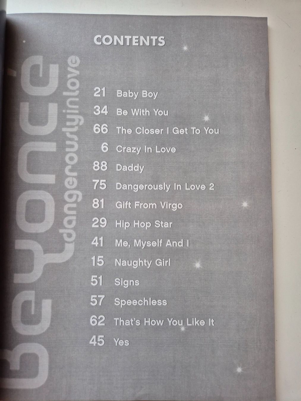Libri: BEYONCE  Songbook  -  Dangerously in Love – Usato da Niederweningen venduto da Obson 1